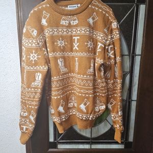 Rare Roody Christmas sweater new Large mens